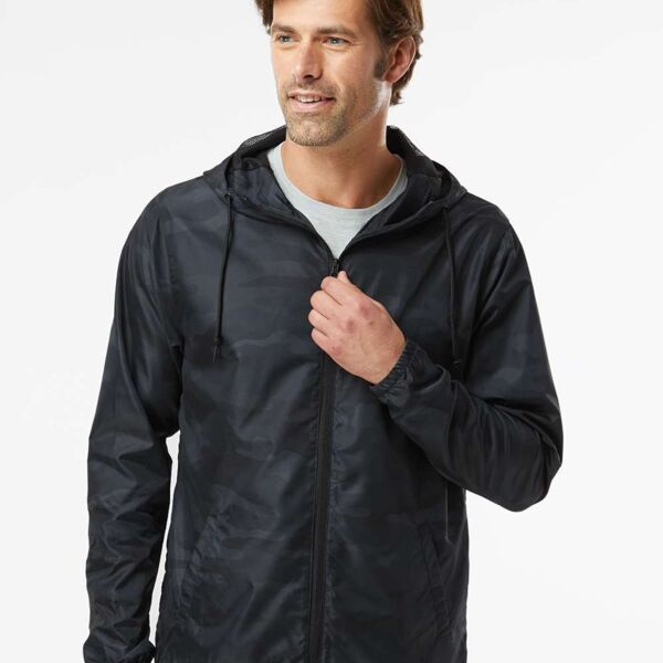 Men's Lightweight Windbreaker Full-Zip Jacket - Full Color Printing Thumbnail