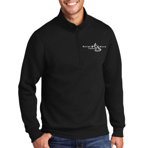 Embroidered Racine Theatre Guild - Core Fleece 1/4 Zip Pullover Sweatshirt Thumbnail