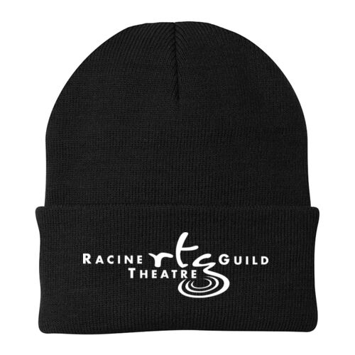 Embroidered Racine Theatre Guild - Knit Cap Thumbnail