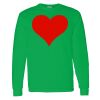 Heavy Cotton 100% Cotton Long Sleeve T Shirt Thumbnail