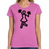 Ladies Heavy Cotton 100% Cotton T Shirt Thumbnail