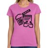 Ladies Heavy Cotton 100% Cotton T Shirt Thumbnail