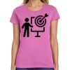 Ladies Heavy Cotton 100% Cotton T Shirt Thumbnail