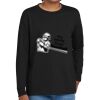 Youth Heavy Cotton 100% Cotton Long Sleeve T Shirt Thumbnail
