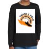 Youth Heavy Cotton 100% Cotton Long Sleeve T Shirt Thumbnail