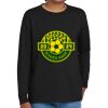 Youth Heavy Cotton 100% Cotton Long Sleeve T Shirt Thumbnail