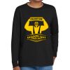 Youth Heavy Cotton 100% Cotton Long Sleeve T Shirt Thumbnail
