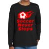 Youth Heavy Cotton 100% Cotton Long Sleeve T Shirt Thumbnail