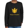Youth Heavy Cotton 100% Cotton Long Sleeve T Shirt Thumbnail